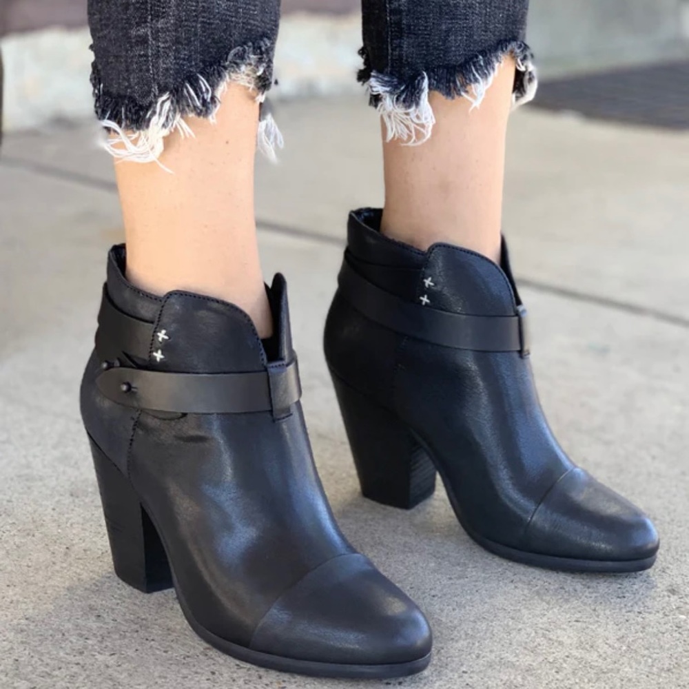 Rag & Bone Black Harrow Booties